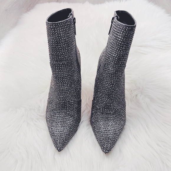 MICHAEL KORS
Rue Embellished Glitter Chain-Mesh Boot✨brand new - Picture 3 of 9